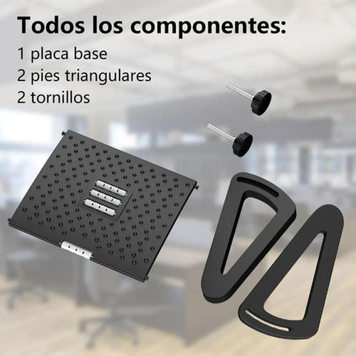 Reposapies Ergonomico Norplat Apoya Pies Posa Pie Escritorio