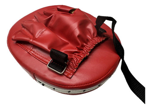 Focos Karate Boxeo Manopla Entrenamiento Almohadilla Norplat Rojo