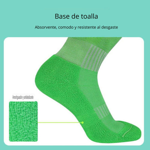 Medias Futbol Deportivas Adulto Largas Premium - Norplat 36 A 41 - Negro