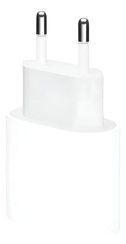 Norplat Cargador 20w Compatible Apple iPhone - 220v A Usb-c Blanco