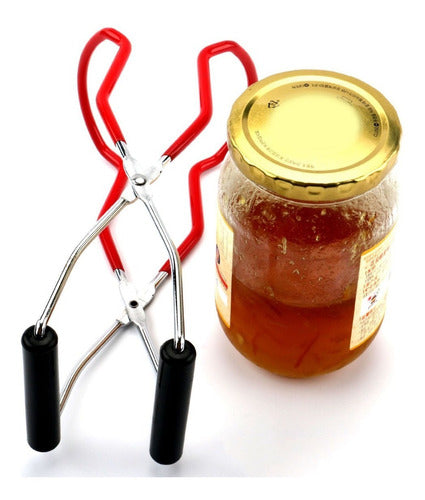 Pinza Elevadora De Frascos De Conservas Calientes - Cukin Rojo