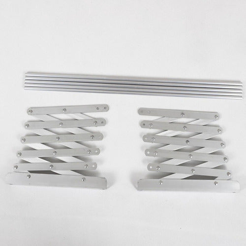 Tendederos Ropa Plegable Extensible Pared Colgador Norplat Plata