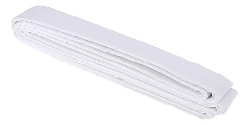 Cinturon Artes Marciales 2.4m Karate Taekwondo Judo Norplat Blanco 240cm