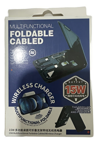 Estuche Cargador Inalambrico Cable Usb-c Para iPhone Norplat Negro