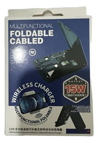 Estuche Cargador Inalambrico Cable Usb-c Para iPhone Norplat Negro