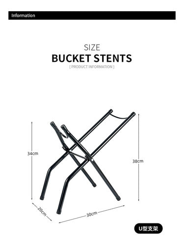 Estante Para Bidones Agua Dispensador Botellon 20lts Norplat Negro