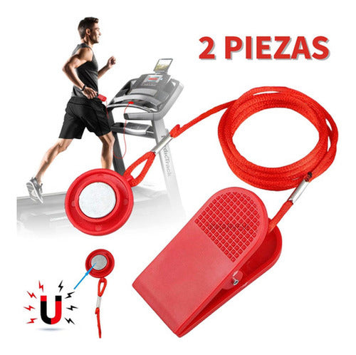Set 2 Llaves De Seguridad Norplat Trotadora Universal Imán Rojo