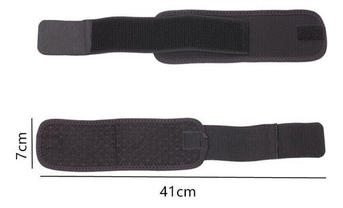 Par De Epicondileras Coderas Muñequeras Deportivas Fitness  - Negro - Adulto