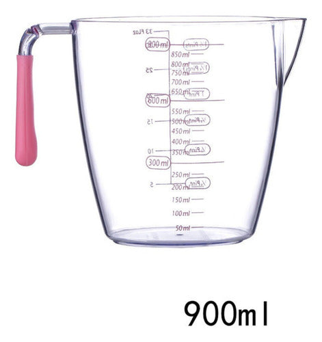 Set 3 Tazas Medidoras Vasos Medidores Jarra De Medir Taza 