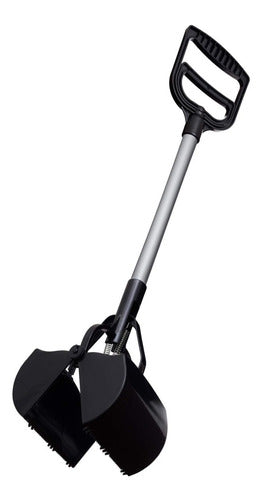Pala Pinza Grande Recoge Fecas Excremento Mascota - Wuf Negro