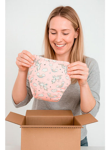 6 Calzon Entrenamiento Algodón Pull Up Reutilizable Norplat Nena M - 8 A 13kg