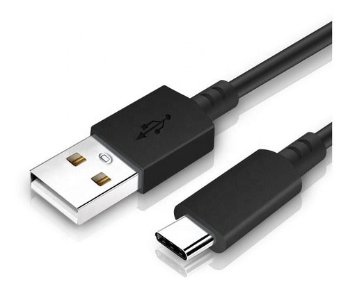 Cable Usb 2 Metros De Usb-a A Usb-c Carga Rápida - Norplat Negro