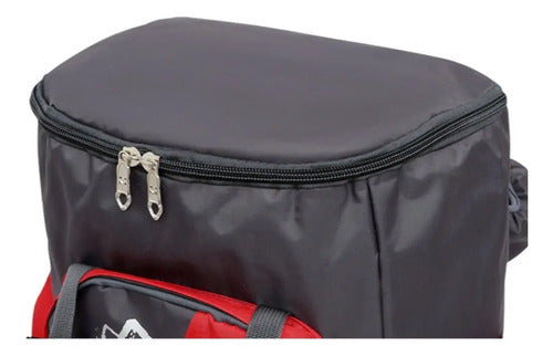 Mochila Impermeable Norplat 90l Para Camping Trekking Viajes Rojo Liso