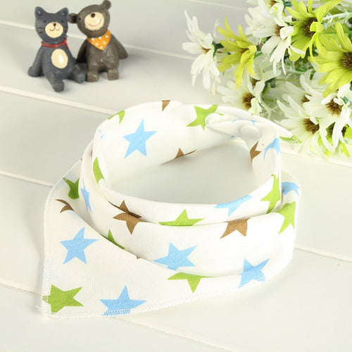 Pack 8 Bandanas Baberos Impermeables Suave Algodón Cute Mixto Mixto Unica