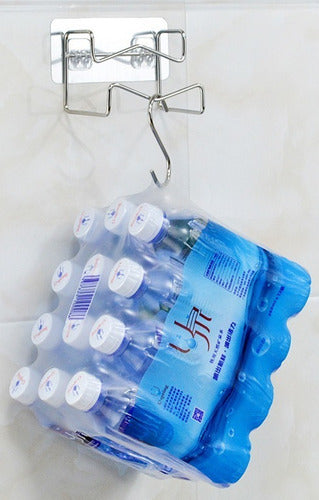 Colgador Autoadhesivo Ideal Para Colgar Perchas Y Ganchos