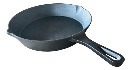 Sarten Hierro Fundido 25.5 Cm Fierro - Norplat Negro