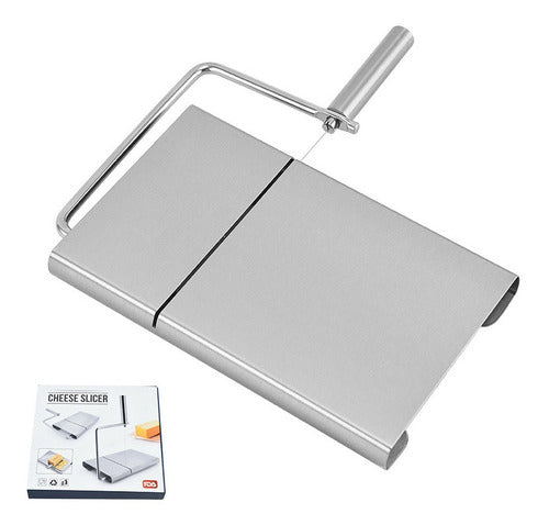 Tabla Cortador De Queso Multifuncional Acero Mantequilla