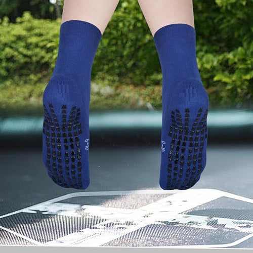 Calcetines Antideslizantes Futbol Medias Deportivas Norplat Azul