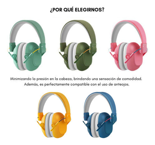 Audífonos Antiruido Niños Y Jóvenes Con Autismo Tdah Norplat Verde Menta