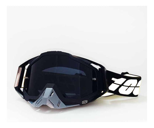 Antiparras Gafas Uv Motocross Scooter Moto Snowboard Norplat Negro Negro Adulto