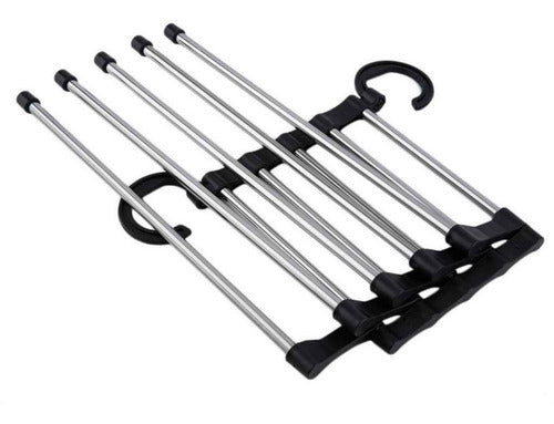 Gancho Pantalones Organizador Percha Ahorra Espacio 5 En 1