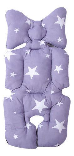 Cojín Cubre Coche Bebé Protector Asiento Colchón - Norplat Lavanda