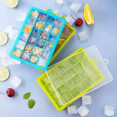 Cubetera De Silicona Cubos Hielos Hielera Cubetas - Norplat Verde
