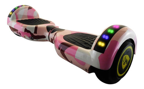 Hoverboard Eciclos Speaker Bluetooth Scooter Diseños Pink Camo (rosa)