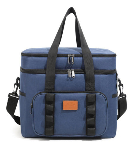 Bolso Cooler 24 Litros Termico Multi Compartimientos Norplat Azul