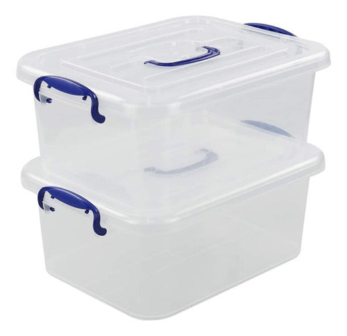 Caja Organizadora 40 Litros Transparente - Ordena Tu Hogar Transparente