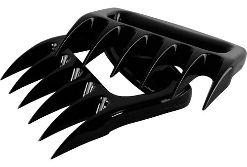 2 Garras Oso Carne Desmenuzar Desmechar Parrilla - Norplat Negro