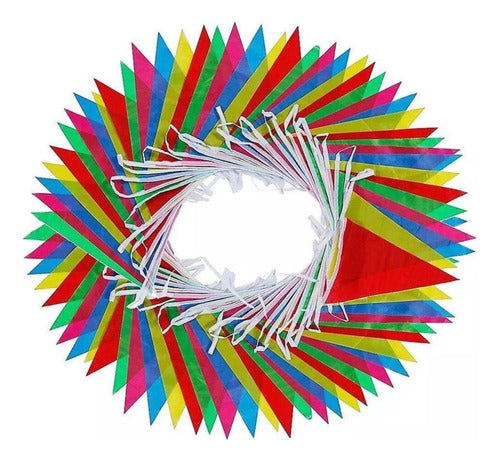 Banderines X130 Guirnaldas 80 Mt Evento, Bautizo, Matrimonio