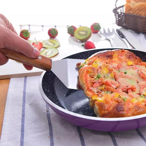 Espatula Para Plancha Churrasquera Pala Pizza Asado Norplat Plateado