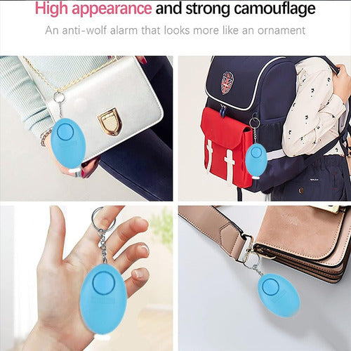 Norplat Pack 5 Alarmas Personales Llavero Defensa Personal Multicolor