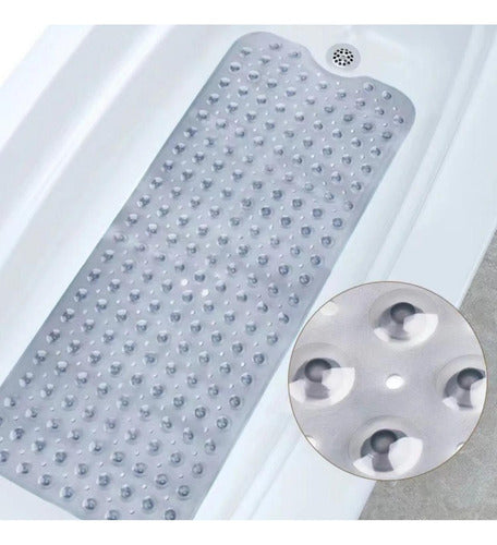 Goma Antideslizante Tina Ducha Bañera Cepillo 39×100 Norplat Gris