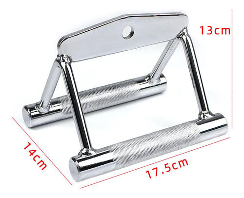 Agarre Neutro Polea De Acero Norplat Accesorio Entrenamiento