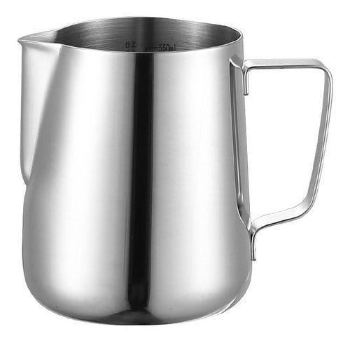 Jarra Para Texturizar Leche 350ml Espuma Latte Barista Cukin