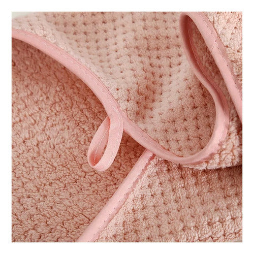 3 Toallas Baño Microfibra Alta Calidad Secado Rápido Norplat Blanco Lisa