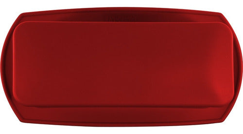 Molde De Silicona Para Queque O Pan De Molde - Cukin Rojo Oscuro