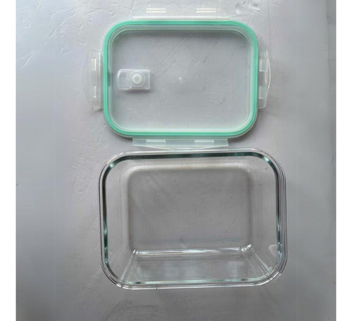 Taper Tupper Contenedor Hermético Vidrio 1500 Ml 1.5l Cukin Transparente