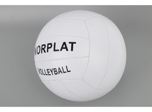 Pelota Volleyball Norplat Balon Voleibol Profesional Clasico Blanco