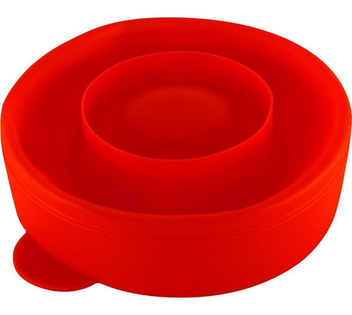 Maquina De Silicona Para Hacer Cabritas Con Tapa - Cukin Rojo