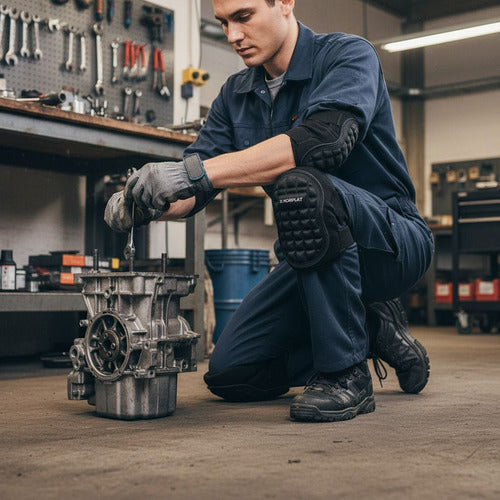 Rodilleras Deportivas Voleibol Volley Ball Acolchada Norplat Negro L