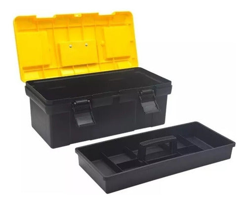 Caja Para Herramientas Premium Pro 42cm Tornillera - Norplat Negro