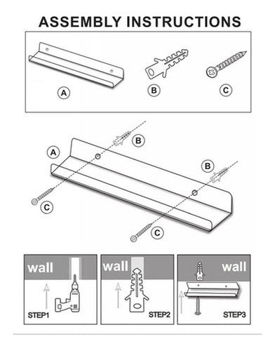 4 Repisas Estantes Flotantes Organizador Ps - Norplat Transparente