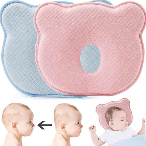 Almohada Para Bebe Norplat - Cojin Plagiocefalia Guagua Rosa