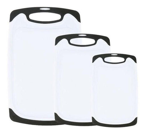 Pack De Tablas Para Cortar (3 Uni) - Cukin Blanco