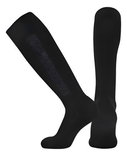 Medias Futbol Deportivas Adulto Largas Premium - Norplat 36 A 41 - Negro