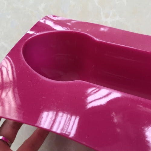 Molde De Silicona Pene Grande Queque Despedida Solteras Fucsia