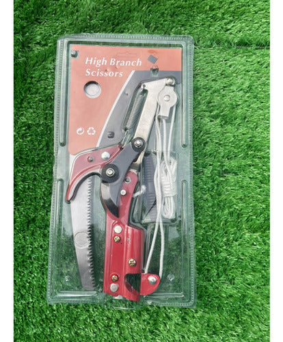 Podador De Altura Manual Tijera + Serrucho Arboles - Norplat Rojo